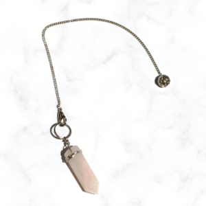 Handmade Rose Quartz Pendulum