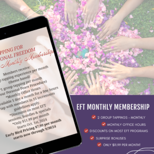 Tapping for Emotional Freedom Monthly Membership